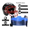 Football Visor Football Shield, Clear Football Visors for Helmet Scratch-Resistant,