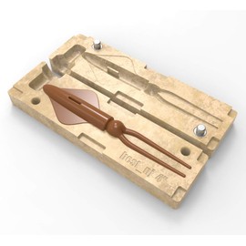 best_nj Soft Plastiс Mold Lure Making Injection Molds Fishing Lures Squid 4'' DIY