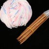 18pcs Wooden Knitting Needles Set Double Point Circular Knitting Needle