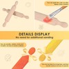 Lilanjumo 18 PCS Small Rolling Pin,Rolling Pin,Clay Rolling Pin,Small Wooden