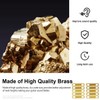 MX0312D 8Pcs Guitar Neck Shims 0.2mm 0.5mm 1mm Thickness Brass