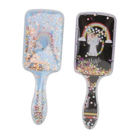 Mikinona Lovable Combs Cartoon Patterns Plastic Hairbrushes for Tangle- Combing