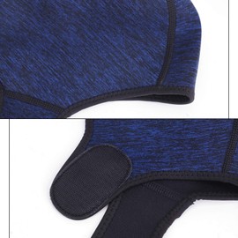 Scuba Diving Hood with Adjustable Chin Strap Neoprene Snorkel Hat Stretchy Wetsuit Diving Cap for Men Women Thermal Water Sport Diving Mask Headgear Cap for Kayaking Sailing Surfing Swimming