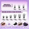 Yawamica Cluster Eyelash Extensions Fluffier Lash Clusters with Bottom Lashes