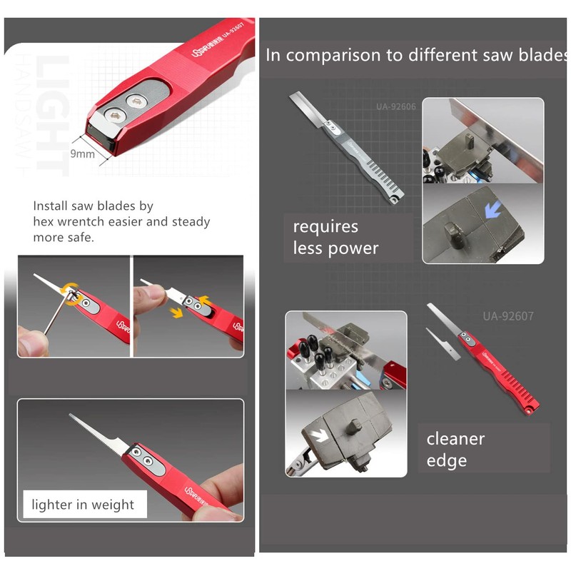 Mini Hand Saw Modelling Knife Hobby DIY Razor Saw Hacksaw