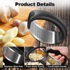 Stainless Steel Garlic Chopper, Garlic Crusher, Innovative Garlic Chopper, A