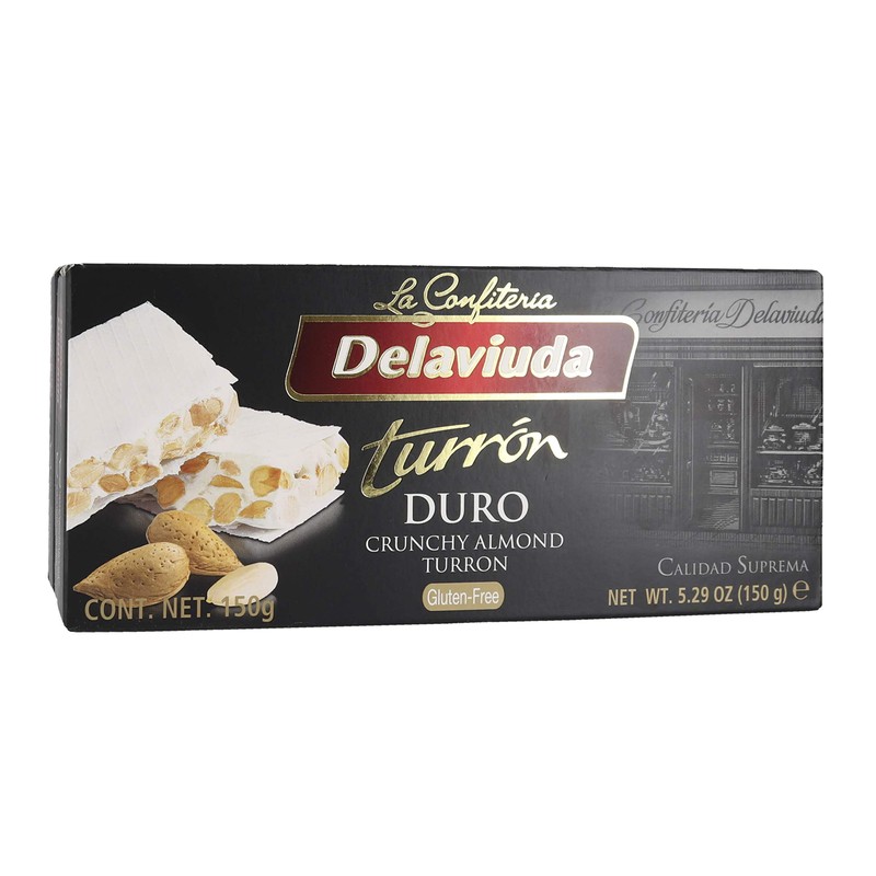 Delaviuda Turron Crunchy Almond Nougat - (3 Pack) W/ Quick