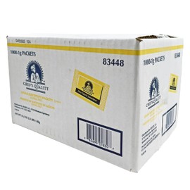Chef's Quality Zero Calorie Sweetener, Sucarlose (Yellow), 1,000/1g packets