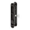 Prime-Line A 202 Diecast Black, Flush Sliding Screen Door Latch