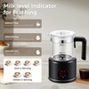 JXXM Electric Milk Frother, 6 in 1 Milk Steamer,17oz Automatic