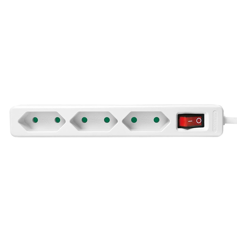 LogiLink LPS227 4+2 (4X Protective Contact CEE 7/3, 2X USB)