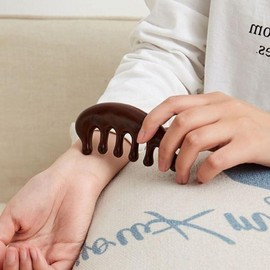 Face Aid Massage for Scalp, Body, and Skin Stress Relief Gua Sha Dolphin Type 5ea