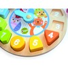 Oops Wooden Teaching Clock Preschool Time Activity My Clock Blocks