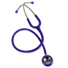Medstar Estetoscopio Profesional de Doble Campana., »Campana de Acero Inoxidable., »Excelente conducción del sonido FULL COLOR (Morado)