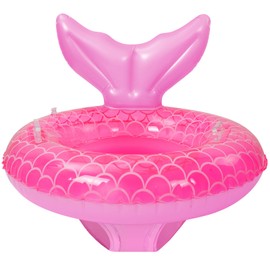 Baby Pool Float,Mermaid Inflatable Swimming Float Ring with Seat Handle,Infant Pool Floaties for Baby Girls Boys Toddlers Purple
