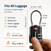TSA Approved Travel Combination Cable Luggage Locks for Suitcases &