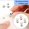 Ruidee 100Pcs/50Set Chicago Screws M5x12mm Book Binding Rivets Screw Posts