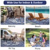 GAOMON Patio Rugs Outdoor 8x10 Waterproof Reversible Plastic Straw Rug,