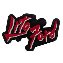 Lita Ford Patch, Embroidered Iron On Band Patch DIY, Lita Ford Logo Patch