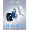 ELEGRP Smart in-Wall Outlet, 2.4GHz Wi-Fi Smart Receptacle Compatible with