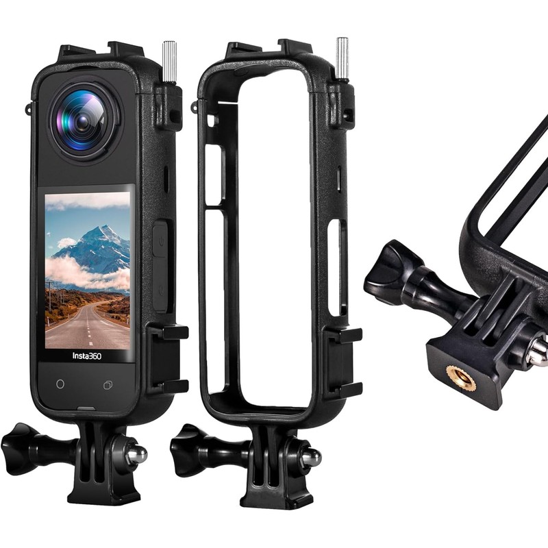 Monzi Multi-Function Frame for Insta360 X4 Frame, Protective Case, Cage,
