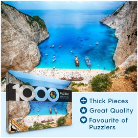 Beach Puzzles for Adults 1000 Pieces and Up - Double Sided Jigsaw Puzzle - Rompecabezas para Adultos - Casse Tete