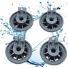 Lichtblau Set of 4 Basket Wheels with Roll Holder 00611475