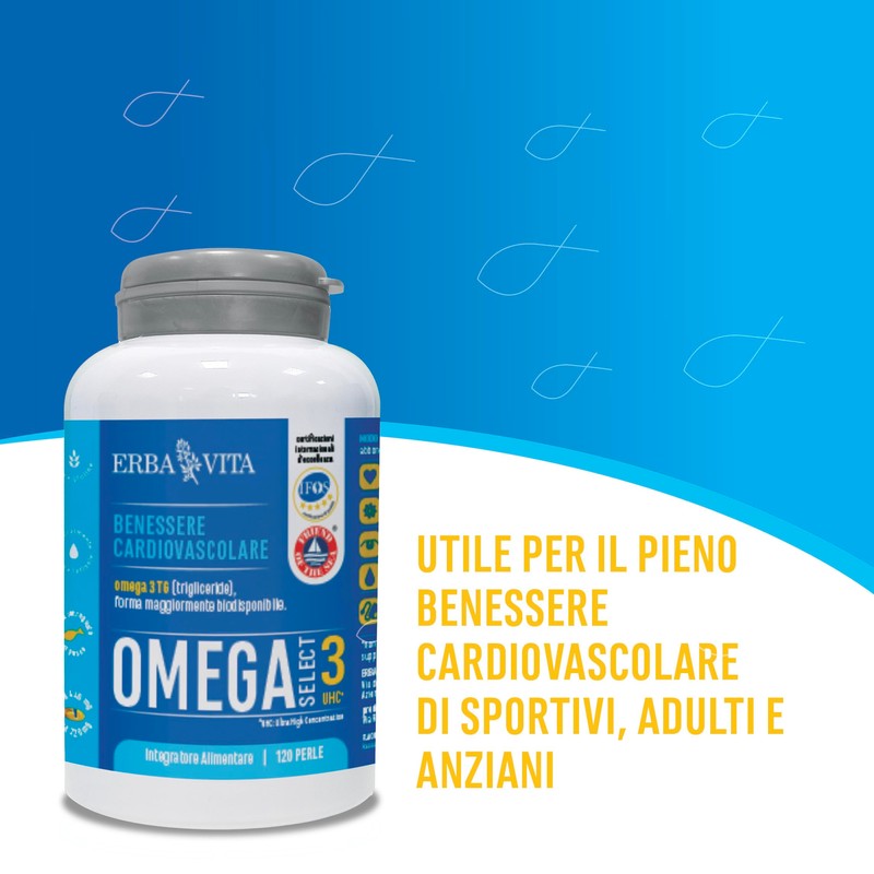 ERBA VITA Omega 3 UHC - 120 Perle - Integratore