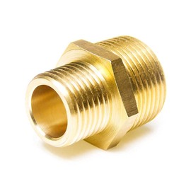 Joywayus Brass 3/4" G Male × 1/2" NPT Male Pipe Connector Fitting Adapter