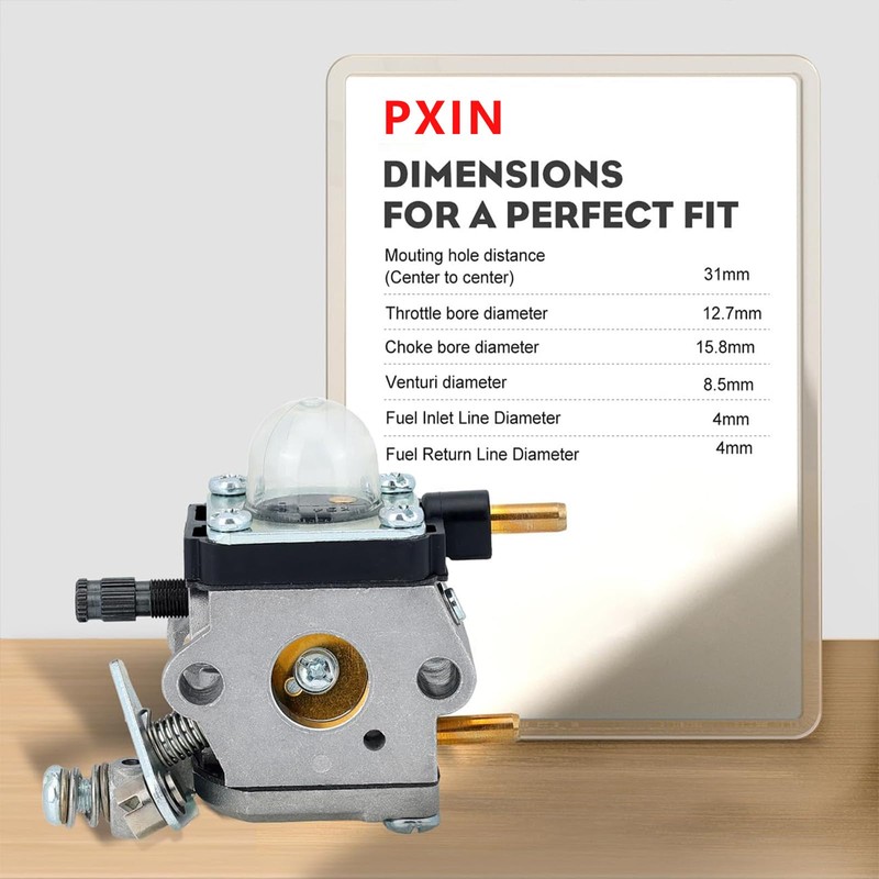 ​hiSpkNix C1U-K54A Carburetor for Mantis Tiller 7225 7222 7222M 7222E