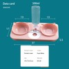 Cat Food Bowl, Cat Food and Water Bowl Set, Automatic