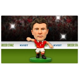 SoccerStarz SOC037 Denmark Mini Football Figurine, Multicolor