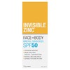 Invisible Zinc SPF50 Face and Body Sunscreen, 75g