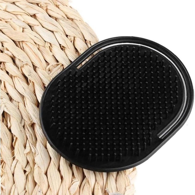 6Pcs Soft Pocket Palm Combs Ergonomic Handle Portable Scalp Massager