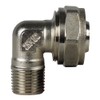Maxline 90 Degree Elbow Fitting 3/4 Tubing x 1/2" Male