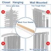 Belt and Tie Organizer for Closet, Tie and Belt Rack