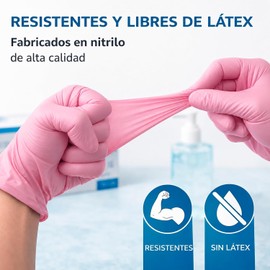 Bluelander Guantes de Nitrilo Desechables, Color Negro, Talla G, Sin Polvo, Guante Industrial, Alta Calidad, Libre de Látex, Desechables y Resistentes, Diseño Ambidiestro, Ajuste Perfecto