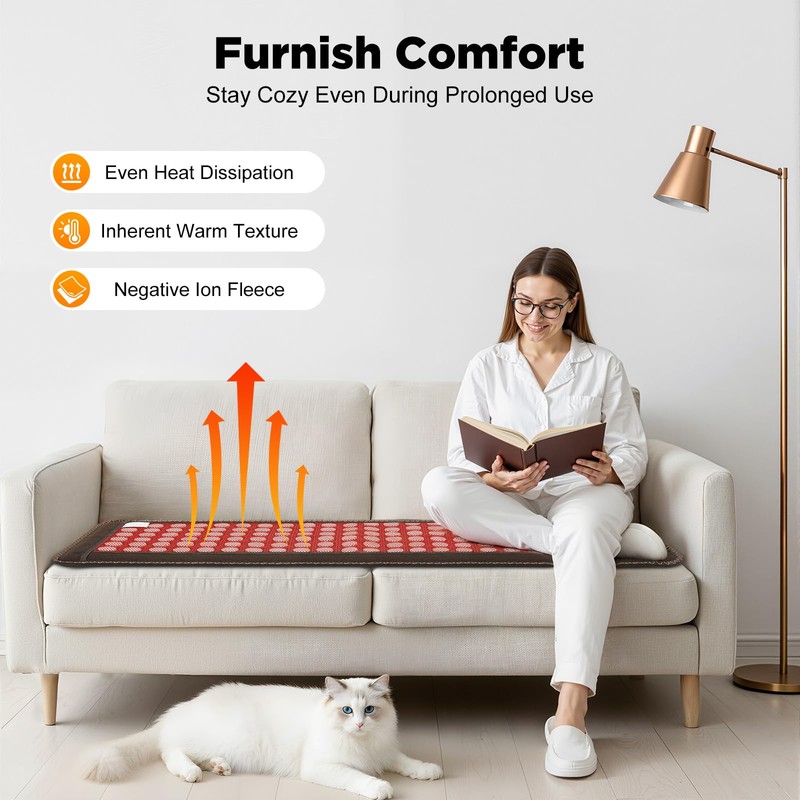 Far Infrared Heating Pad for Back Biomat Infrared Mat Full