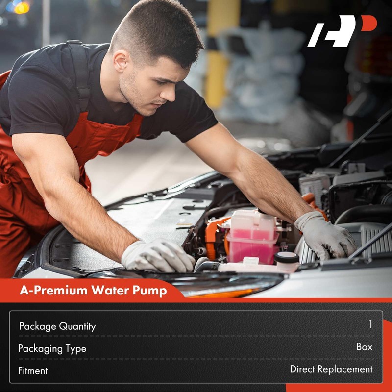 A-Premium Engine Water Pump Compatible with Hyundai Sonata 2015-2019, Santa