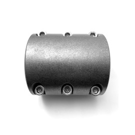 UTVDistribution Steel 1-1/2" Tube Clamps - Universal Roll Cage Mounts - Long 6 Bolt (4) - Silver