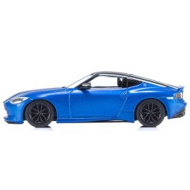 DCD Nissan Fairlady Z RHD (Right Hand Drive) Seiran Blue with Black Top with Mini Book No.13 1/64 Diecast Model Car by Kyosho