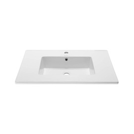 Swiss Madison Well Made Forever SM-VT328 Voltaire Vanity Top Sink, Glossy White