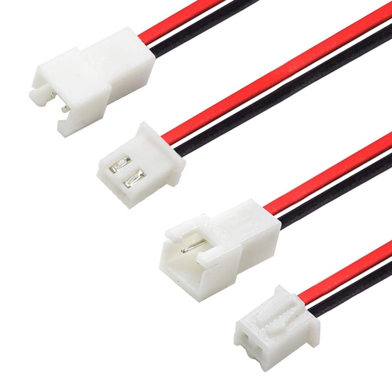 Hxchen JST XH2.54 2Pin Micro Female and Male Connection Plug
