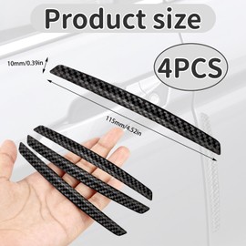 4 Pcs Car Door Edge Protectors – Durable, Flexible Trim Molding for Car Protection – Easy to Install Auto Accessories