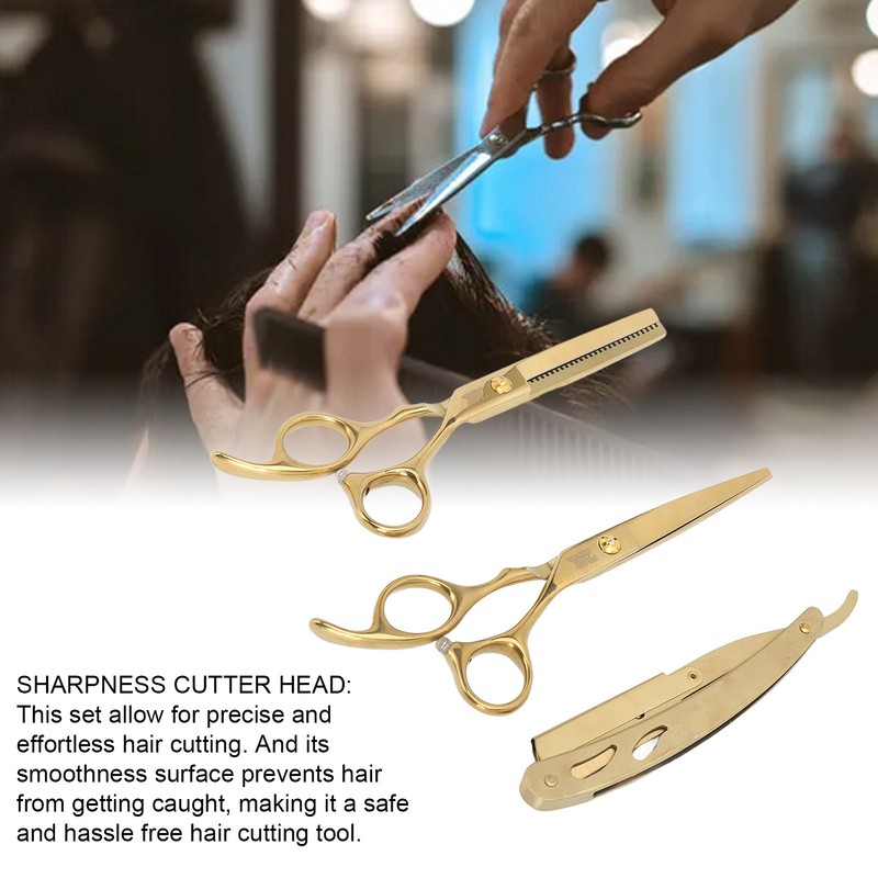 Hair Cutting Thinning Scissors Set Stainless Steel Hairdressing Haircut Stylish
