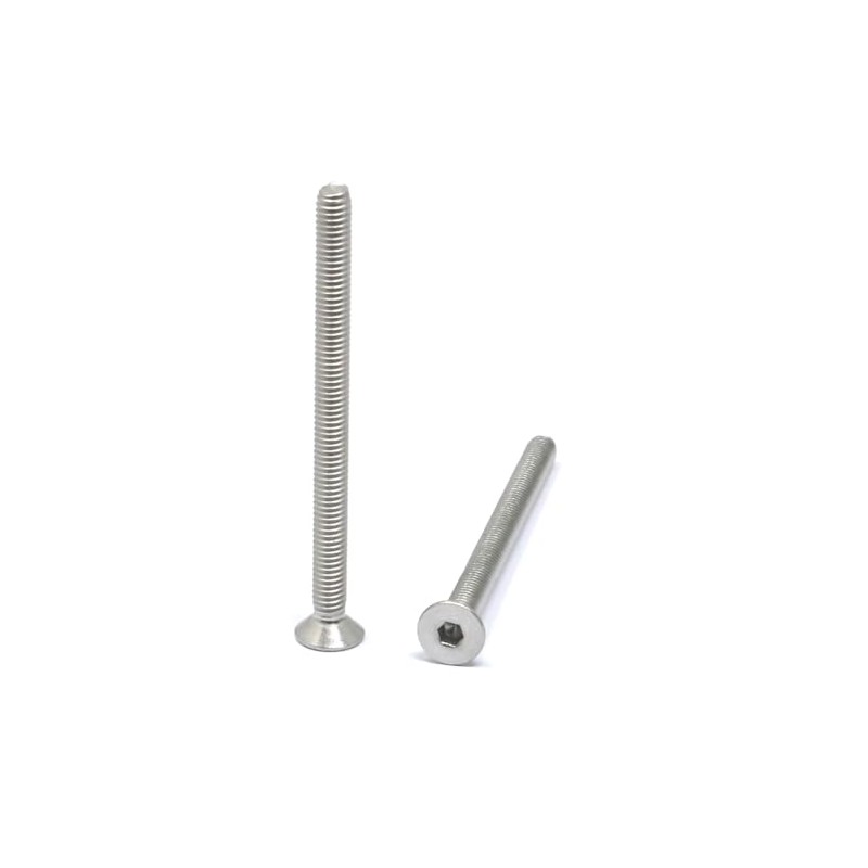 iexcell 50 Pcs M4 x 55mm Thread Pitch 0.7 mm