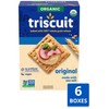 Triscuit Organic Original Whole Grain Wheat Crackers, Organic Crackers, Vegan