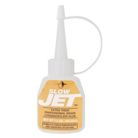 Jet Glue Slow Jet - Thick Industrial Strength CA Glue - Provides Maximum Strength to Laminations - Gap Filler Super Glue