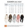 Aleumdr Womens Half Zip Pullover Long Sleeve Sweatshirt Jogger Pants