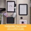 LockerMate 6-Piece Locker Organizer Kit, Includes Mirror, Whiteboard, Storage Cup